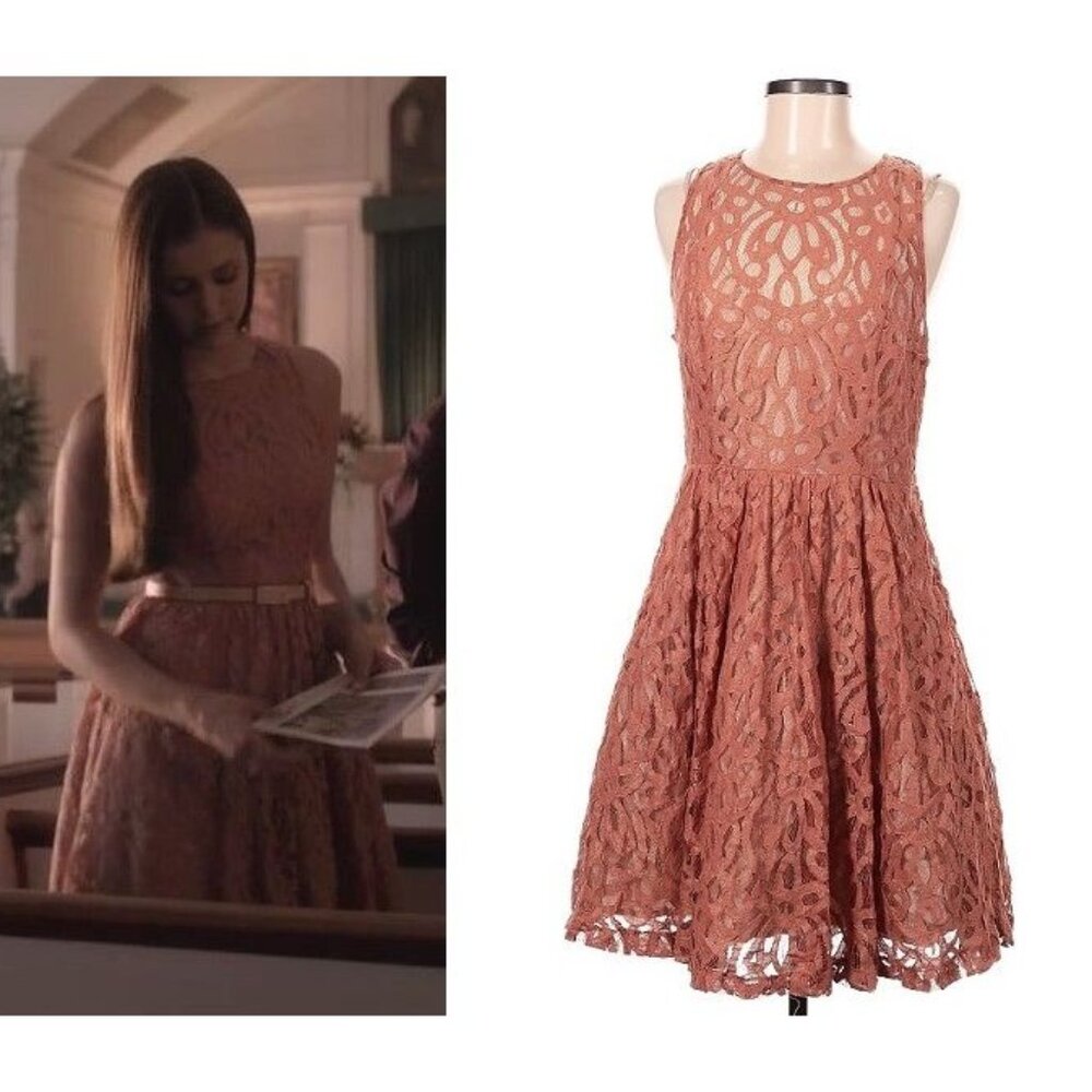 ELENA GILBERT THE VAMPIRE DIARIES Mariposa Lace Dress EUC RARE